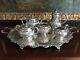 1800s Fuchs & Beiderhase Repousse Sterling Silver Tea Coffee Set Je Caldwell