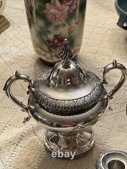 1830's GERARDUS BOYCE N. Y. COIN SILVER TEA SET WithSUGAR TONGS Museum Quality