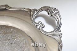 1847 FB Rogers Eternally Yours Silverplate 4 Piece withTray Teaset- Beautiful