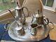1847 Rogers Tea And Coffee Service Silverplated 5 Pcs Set Springtime Wow