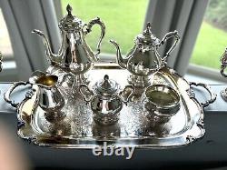 1847 Roger Bros'Remembrance' 6 Piece Tea Set