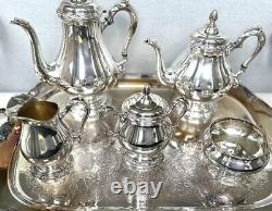 1847 Roger Bros'Remembrance' 6 Piece Tea Set