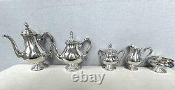 1847 Roger Bros'Remembrance' 6 Piece Tea Set