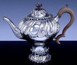 #18c TEA COFFEE SET CARTIER S. Solid. 925 STERLING SILVER Hugh PERSIAN Museum Q