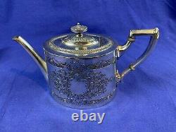 1920's James Dixon & Sons Victorian Tea Set Very Ornate Design 12