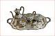 1940s Sheffield Design Community Ascot Silver Plate Tea Coffee Serving Set