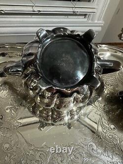 1940s Sheffield Design Community Ascot Silver Plate Tea Coffee Serving Set