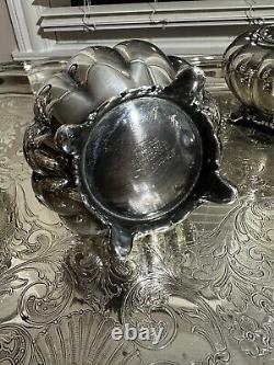 1940s Sheffield Design Community Ascot Silver Plate Tea Coffee Serving Set