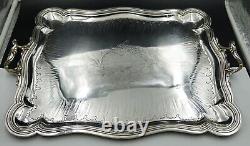 19th Century French Christofle Marly Silver Plate Samovar Coffee & Tea Set 6 PCS