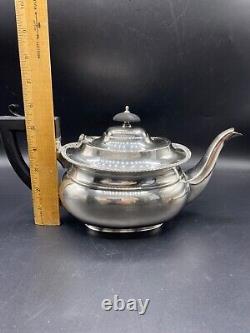 3 piece Tea set Silver plated by Barker Ellis England Antique 1906-12 Excel cond
