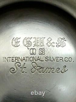 4 Piece International Silver Silverplate St. James Tea Set