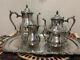 (5 Pc) Countess Silverplate Coffee & Tea Set Service Countess By Webster Wilcox