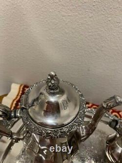 (5 Pc) Countess Silverplate Coffee & Tea set Service Countess By Webster Wilcox