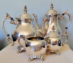 5 Pc FB Rogers 1883 Silverplate Tea Set 2333 Vintage 1950's USA