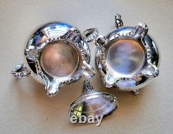 5 Pc FB Rogers 1883 Silverplate Tea Set 2333 Vintage 1950's USA