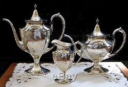 5-Piece Collectible, Sterling Silver Tea Set Minuet Pattern