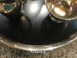 5 Piece Sterling Silver Tea Set Paul Revere Reproduction by Poole