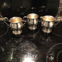5 pc. Fisher Sterling Silver Tea Coffee Set 2326.46 ounces