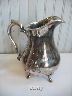 5 pc set KING GEORGE silverplate tea coffee hollow ware International Silver'21