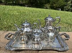 5 piece Wilcox Webster silver plated Tea Set