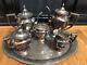 6 Piece Gorham Tea Set Y101 Withwaiter Tray Tea Pot Coffee Pot Waste Bowl Art Deco