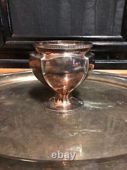 6 Piece Gorham Tea Set Y101 withWaiter Tray Tea Pot Coffee Pot Waste Bowl Art Deco