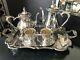 7-pc Webster Wilcox Oneida Silver Plated Tea / Coffee Set Withfooted Tray More