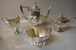 7 Piece Set 1909 Whiting Manufacturing Co. Sterling Silver Tea / Coffee Set