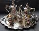 7-piece Silver Plated Coffee/tea Service Set With Tray (silverplate, Holloware)