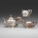 960 Grams Antique Chinese Export Sterling Silver Tea Pot Teapot Or Coffee Set