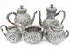 A Fine Persian-inspired Tiffany & Co. Sterling Silver Repousse Tea Set C. 1875