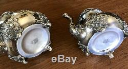 A Set Of 7 Pieces Antique Pairpoint Silver Plate Tea Coffee Set