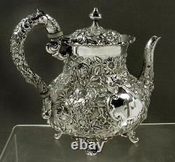 AG Schultz Sterling Tea Set 1901 HAND MADE