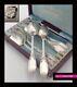 Antique 1890s French Sterling Silver Coffee/tea Spoons Set 6pc Regency St