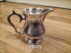 ANTIQUE VICTORIAN 4 Piece EPNS Silver Plated Tea & Coffee Set EXCELLENT HEAVY