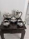 Antique Wilcox Silver Plate Co. Quadruple RepoussÈ 5 Pcs. Tea & Coffee Set 1893