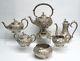 Absolutely Fabulous Kirk & Sons Sterling Silver Repousse' 6 Piece Tea Set #103
