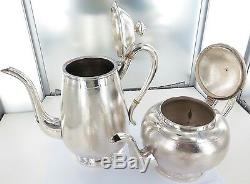 Absolutely Stunning / Rare Chinese Tientsin Sterling Silver Export Ware Tea Set