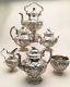 American Coin Silver Tea Set By Jones, Ball & Poor From Boston. Ca 1846-1850