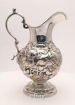 American Coin Silver Tea Set by Jones, Ball & Poor from Boston. Ca 1846-1850