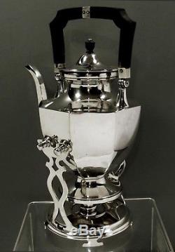American Sterling Tea Set Kettle & Stand COLONIAL 63 OZ