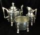 Antique 1800s Aesthetic Tea Set Classical Lions Woman Heads English Silverplate