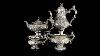 Antique 19thc Georgian Solid Silver Tea Set Coffee Set Joseph Angell C 1822