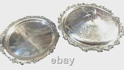 Antique 3-piece Silver Serving Set by Reed and Barton/Sheffield 1940s