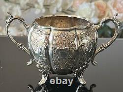 Antique 6 piece Sheffield silver plated Tea Set