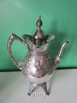Antique Aesthetic 3-Pc. Tea Set Meriden Silverplate