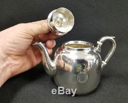 Antique Art Deco Sterling Silver Tea Set HODGSON & KINNARD