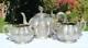 Antique Chinese Export Solid Silver Tea Set (r2657)