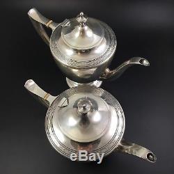 Antique Durgin Sterling Silver Tea Coffee Service Set 1620g