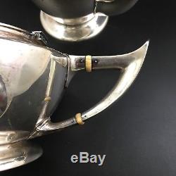 Antique Durgin Sterling Silver Tea Coffee Service Set 1620g